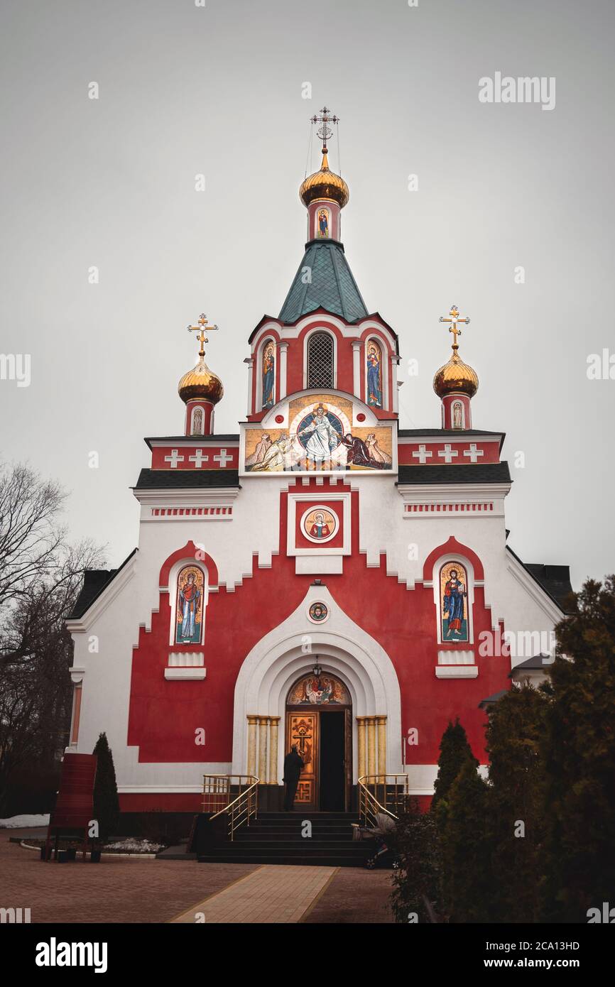 ODESSA, UKRAINE - JANUARY 18, 2015: Ukrainian Orthodox Christian Church of Saint Mary Magdalene Stock Photo