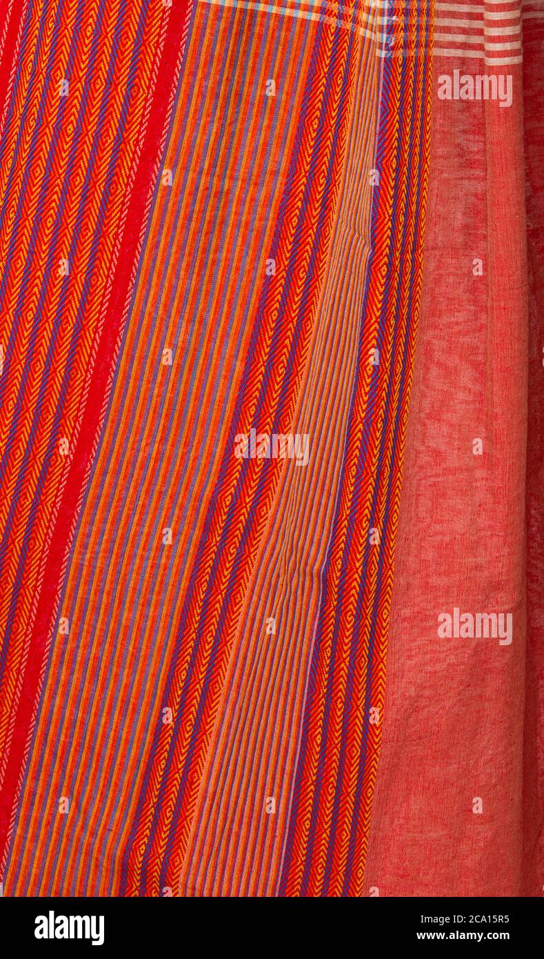 Sari fabric texture hi-res stock photography and images - Alamy