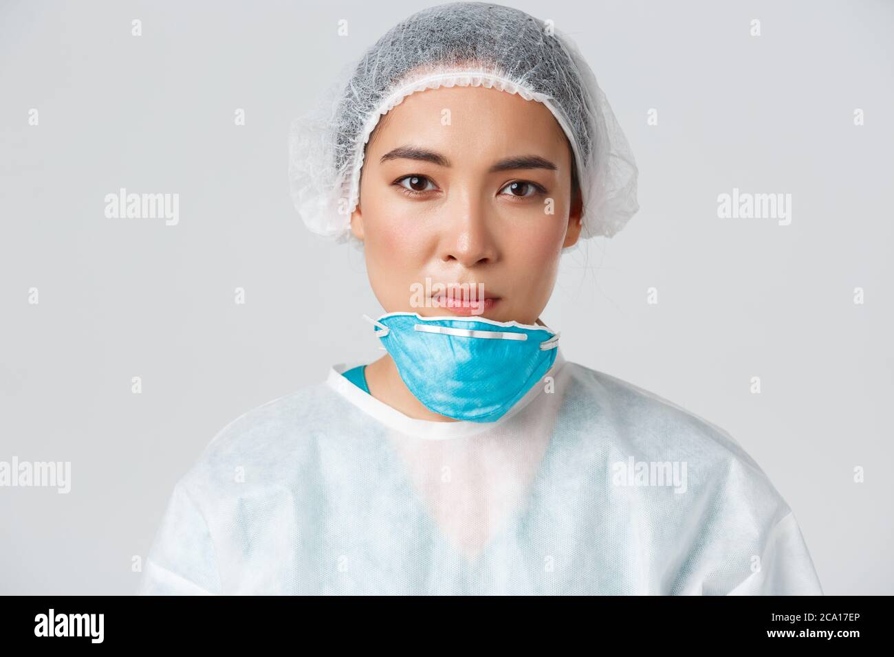 Covid19, coronavirus disease, healthcare workers concept. Closeup of