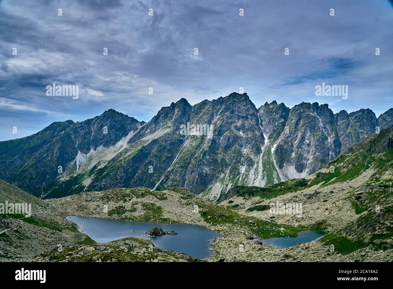 Zabie Rarara Zabie Stawy Mieguszowieckie, Zabie plesa - three Tatra ponds located in ...