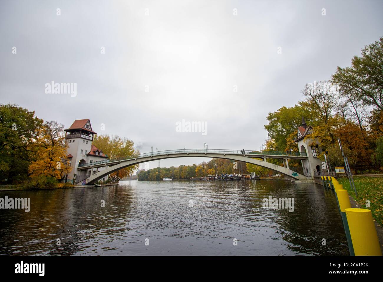 Bridge for Island of Youth in Berlin, Germany. Stock Photo