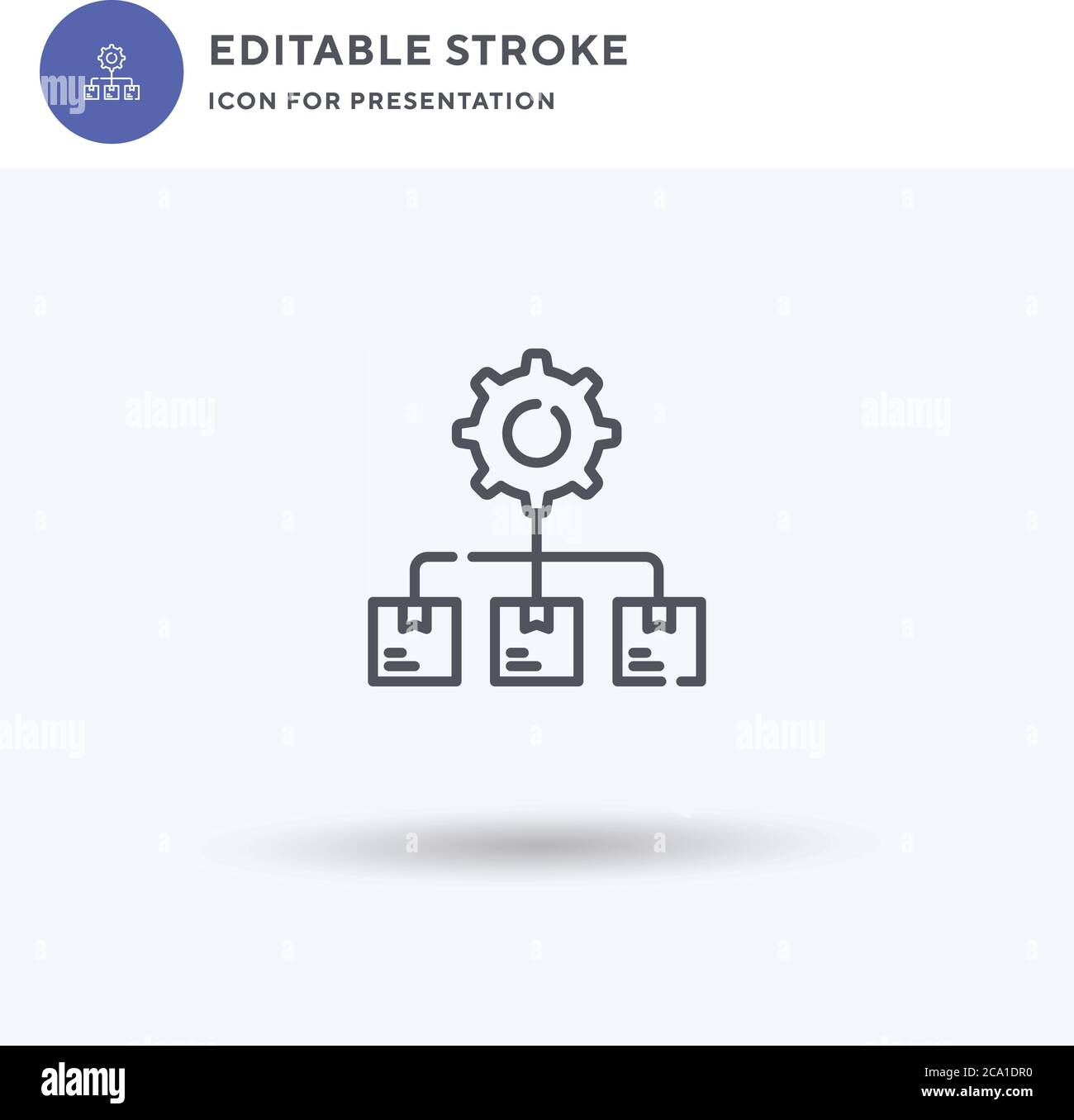 Process icon vector, filled flat sign, solid pictogram isolated on ...