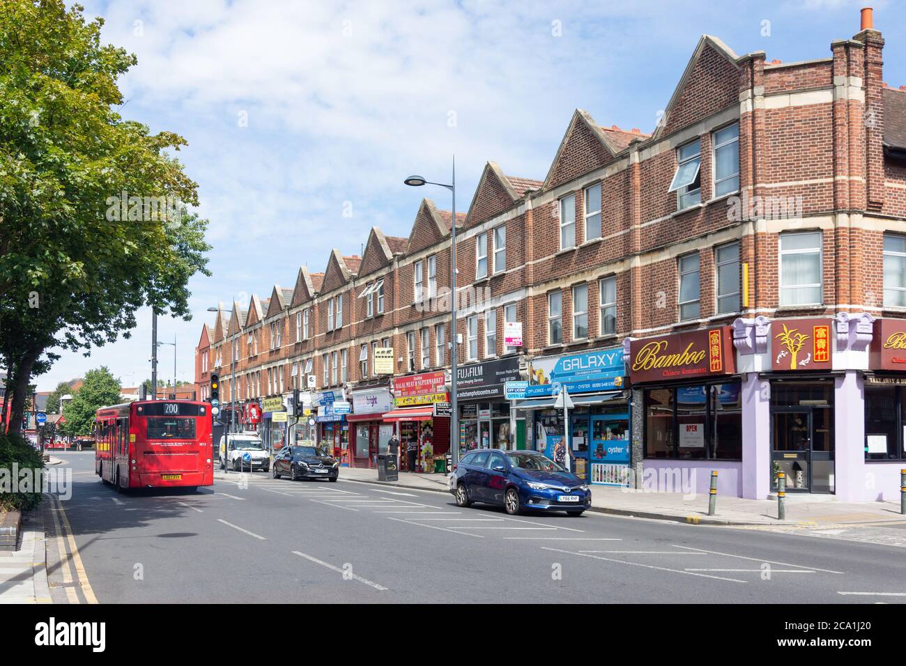 London Road, Mitcham, London Borough of Merton, Greater London, England, United Kingdom Stock