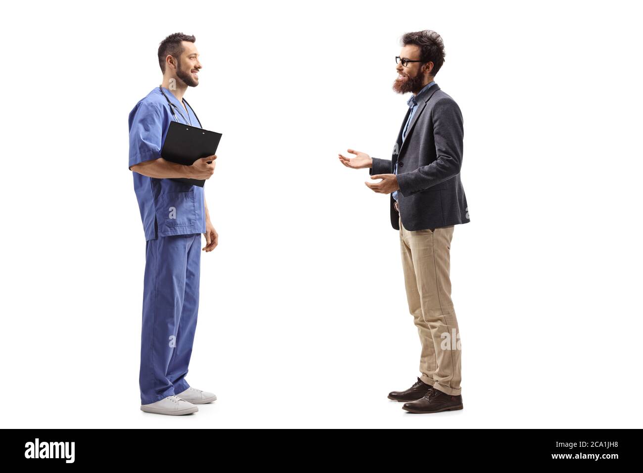 Blue doctor uniform man not stethoscope Cut Out Stock Images & Pictures ...
