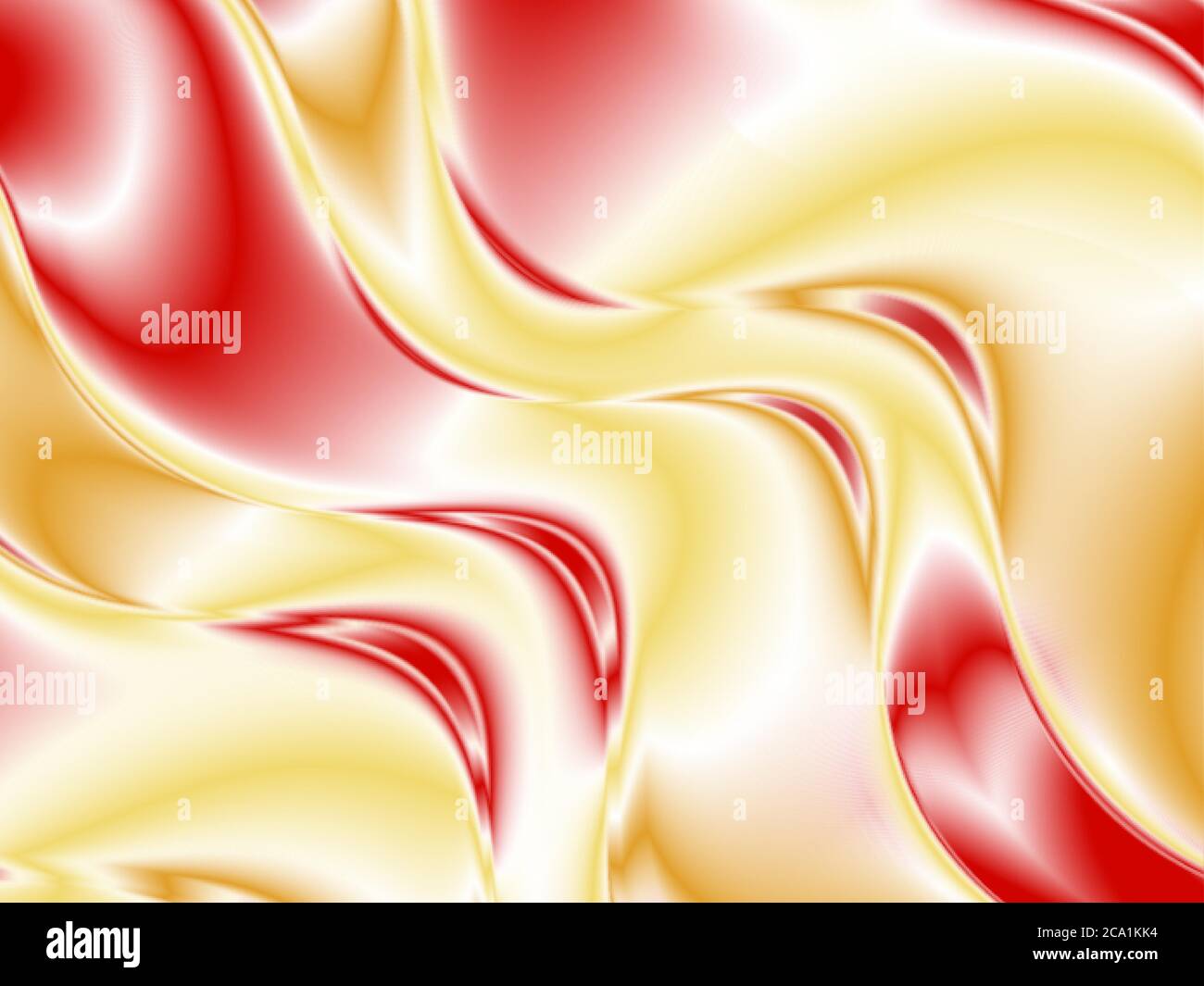 Red and gold vertical stream acrylic paint Abstract vector background Stock Vector
