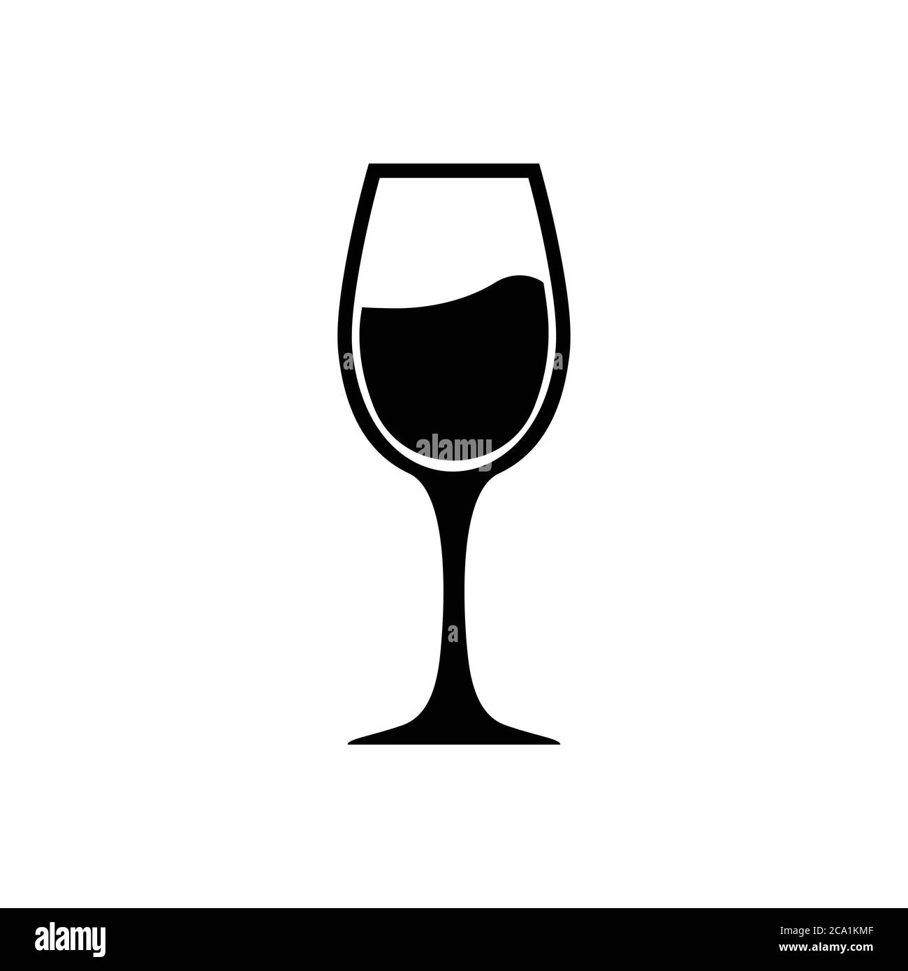 wine glass icon vector Stock Vector Image & Art - Alamy