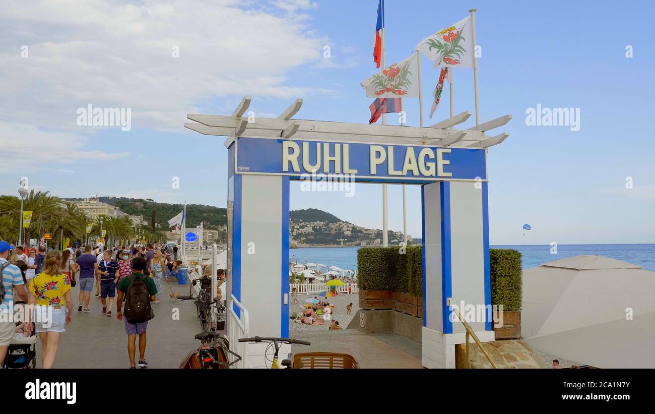 famous-ruhl-beach-in-nice-city-of-nice-france-july-10-2020-stock