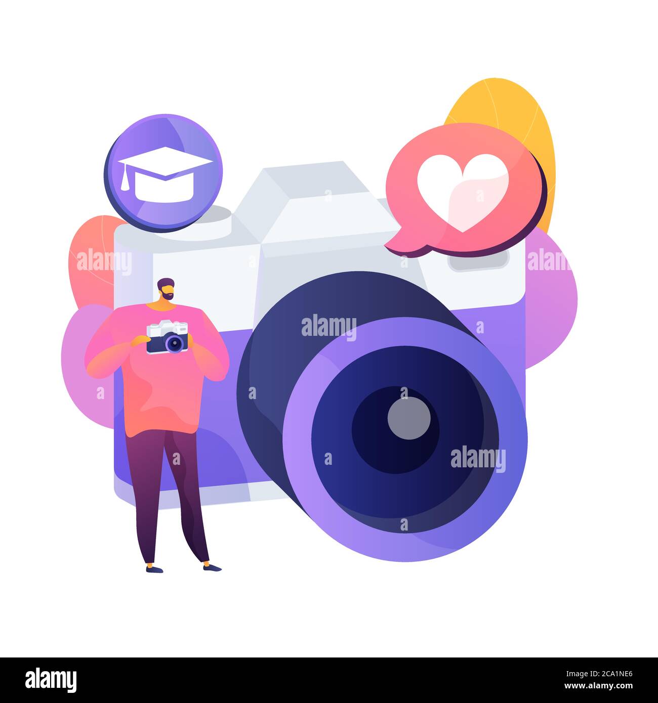 Photography course vector concept metaphor Stock Vector Image & Art - Alamy