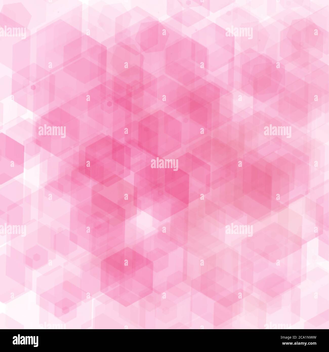 Abstract geometric backgrounds. Pink hexagons for presentations Stock Vector