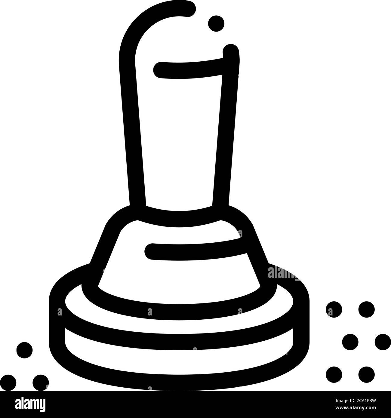 coffee press icon vector outline illustration Stock Vector Image & Art