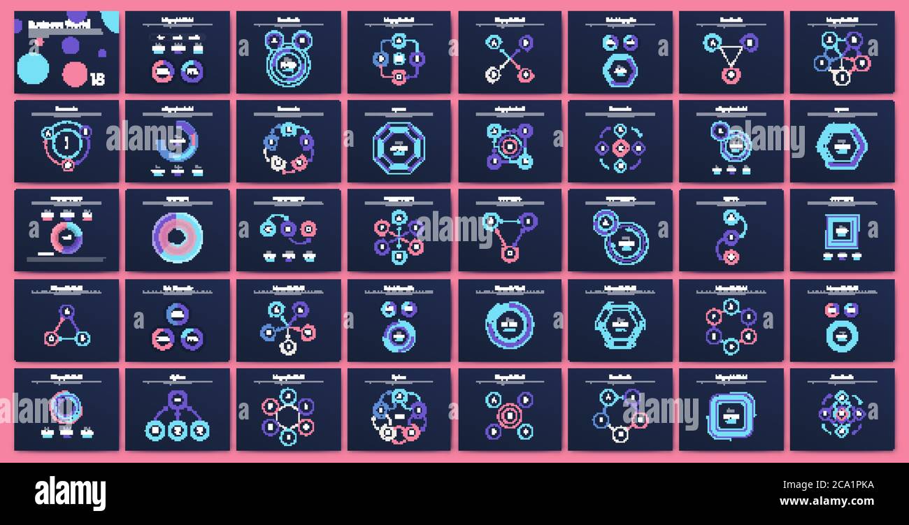 Big set of infographics elements. EPS10. Stock vector. Stock Vector
