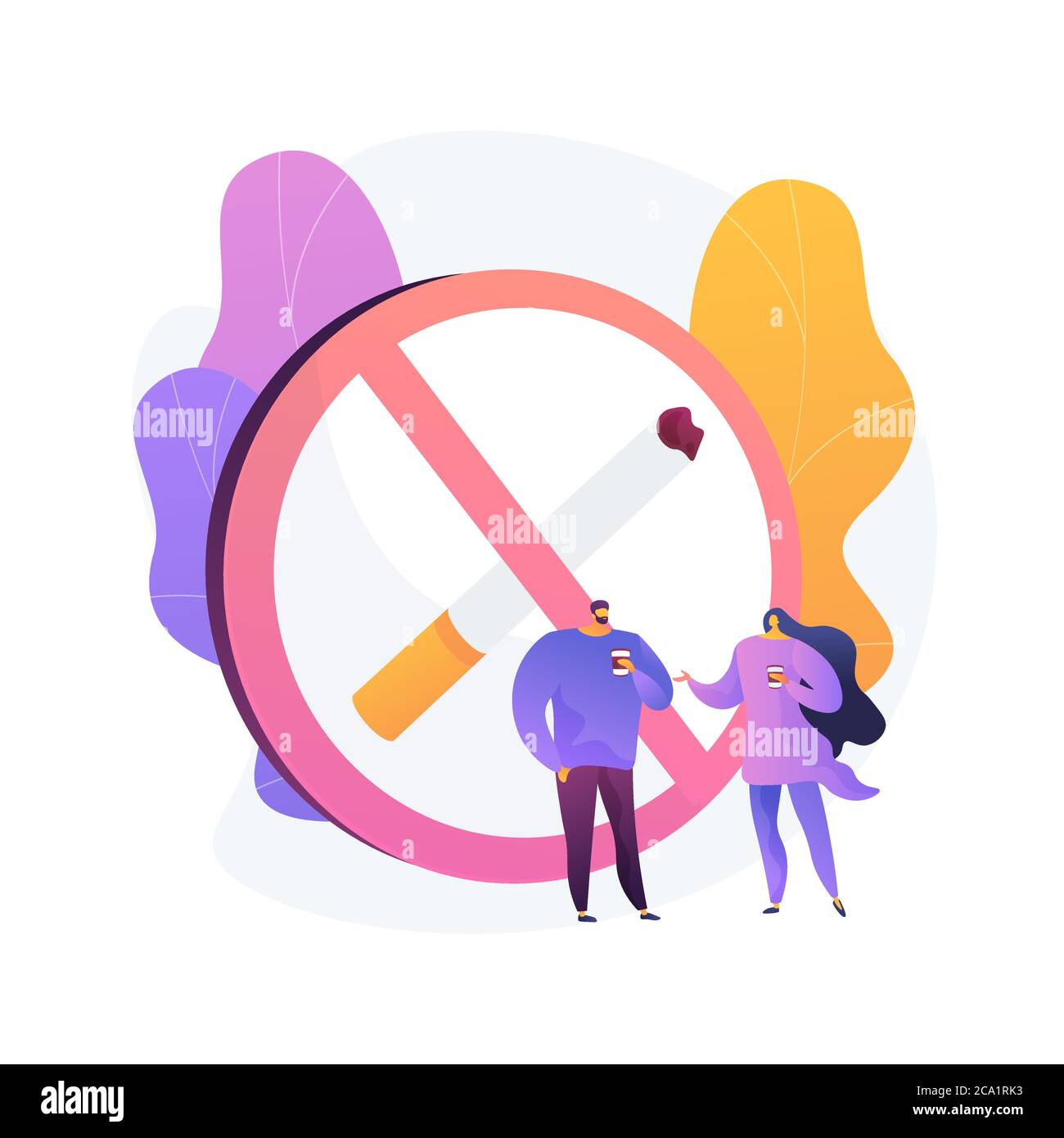 Smoke free zone vector concept metaphor Stock Vector Image & Art Alamy