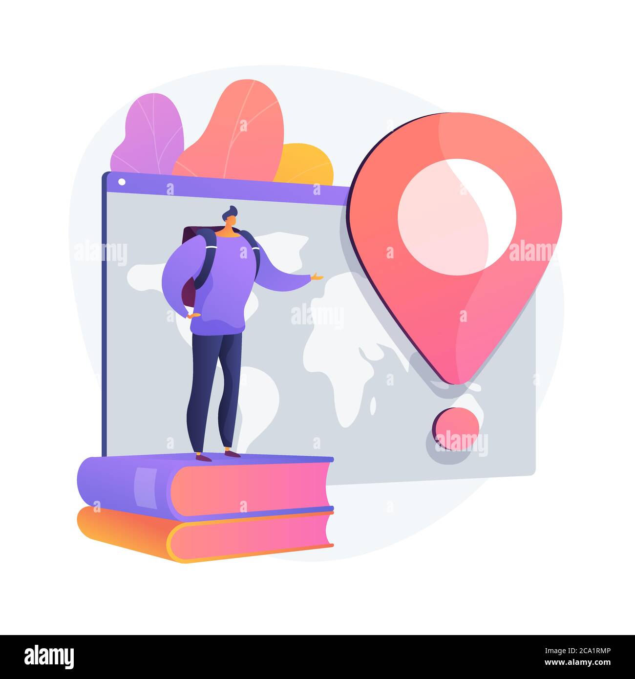 International tourism vector concept metaphor Stock Vector