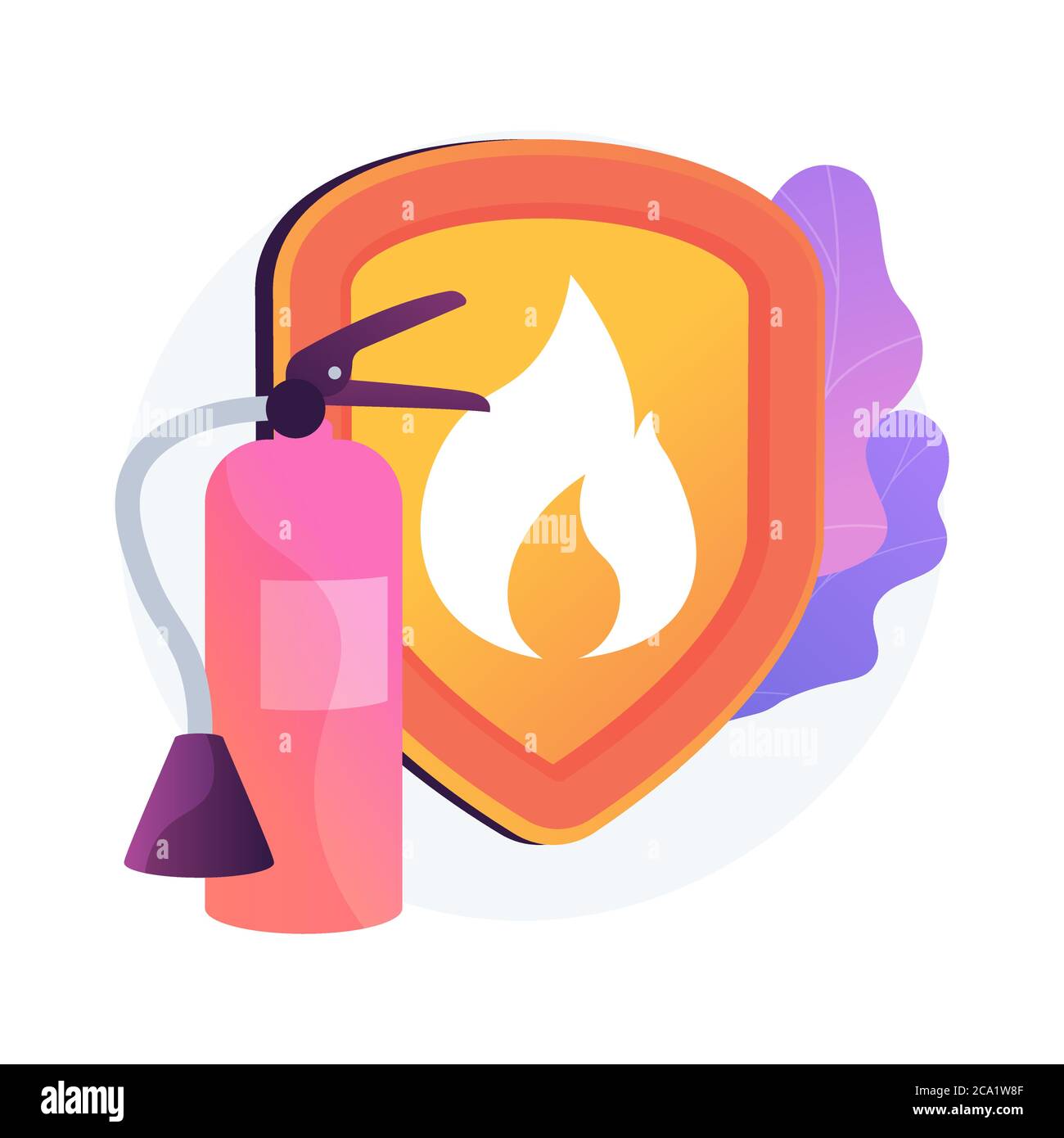 Fire protection abstract concept vector illustration Stock Vector Image