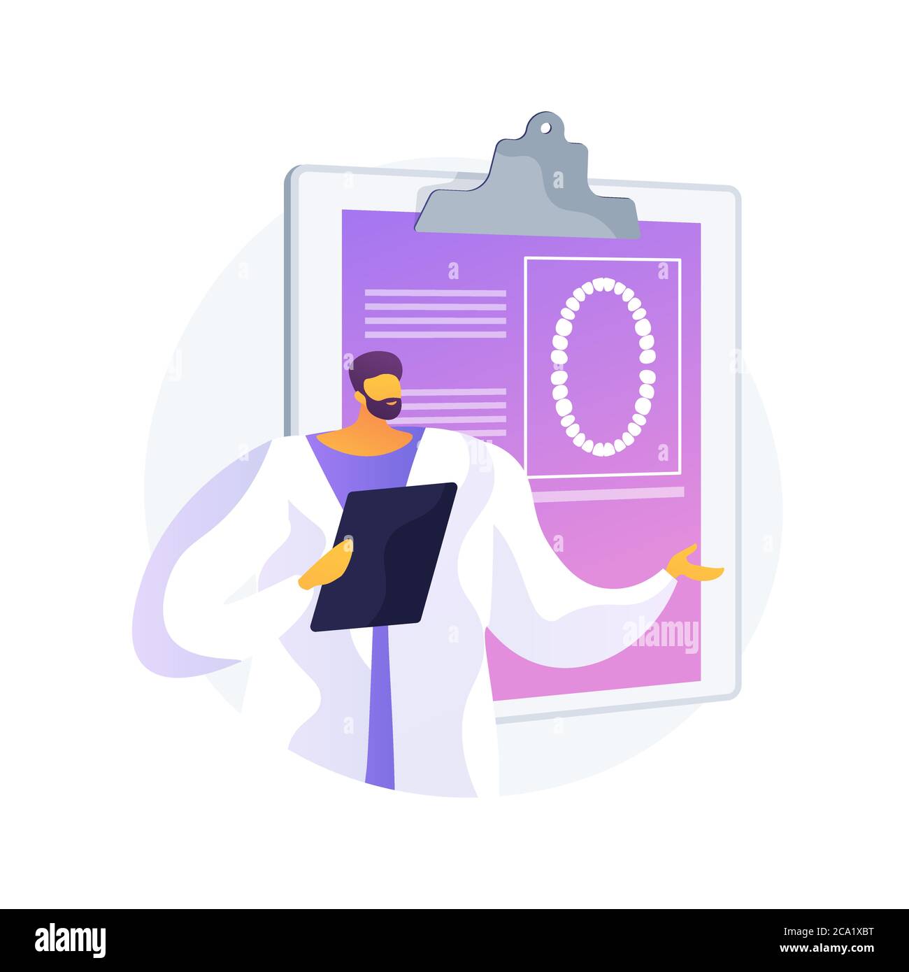 Private dentistry abstract concept vector illustration Stock Vector ...