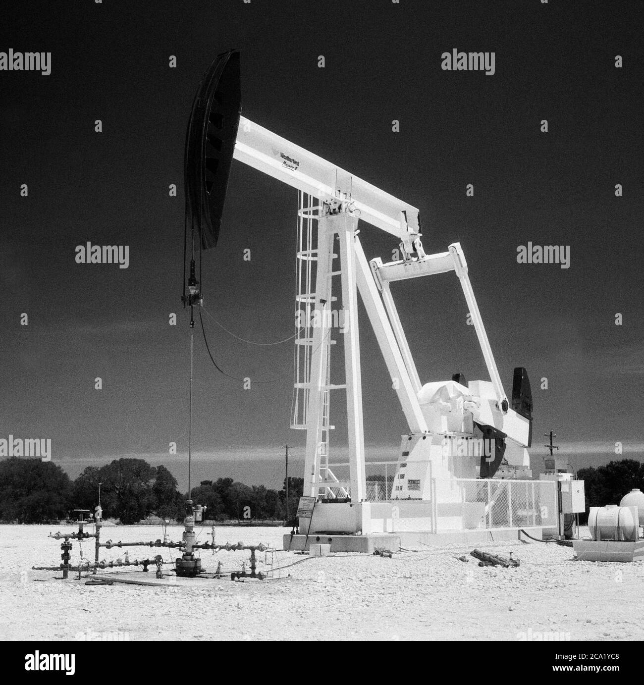 Oil Field Pump Jack Stock Photo Alamy