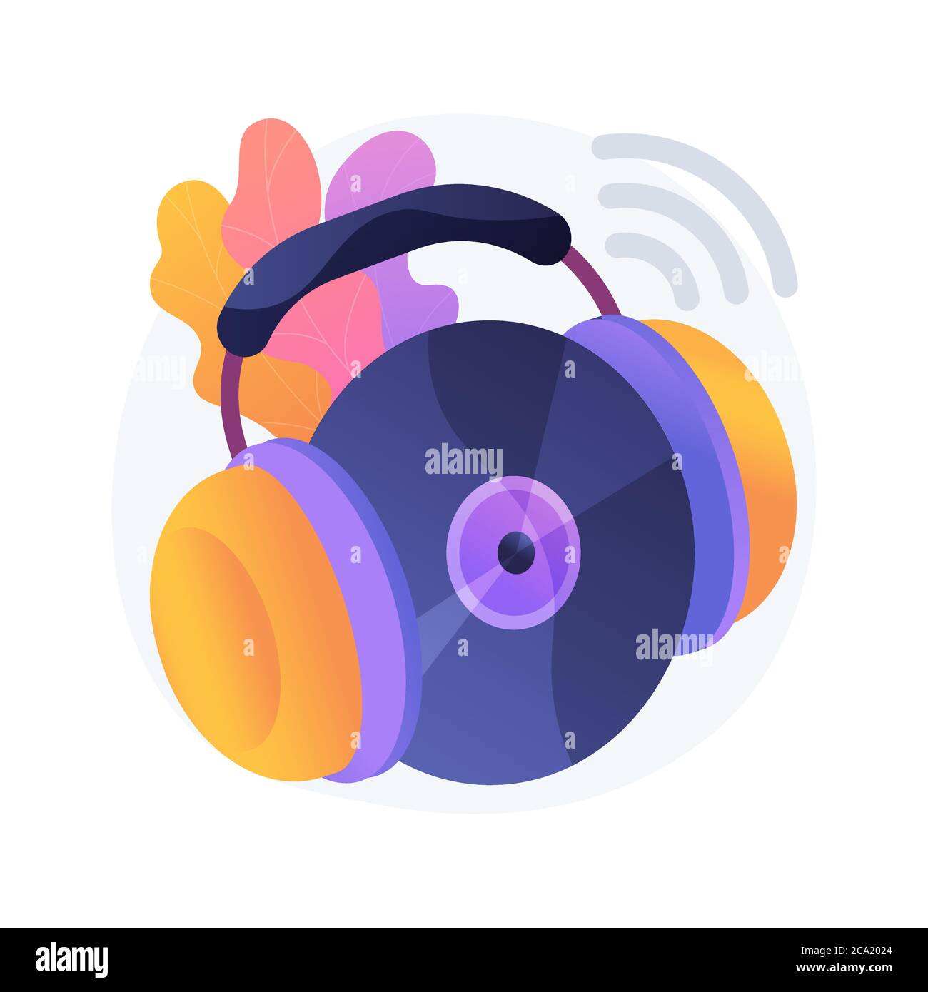 Music playback abstract concept vector illustration Stock Vector Image