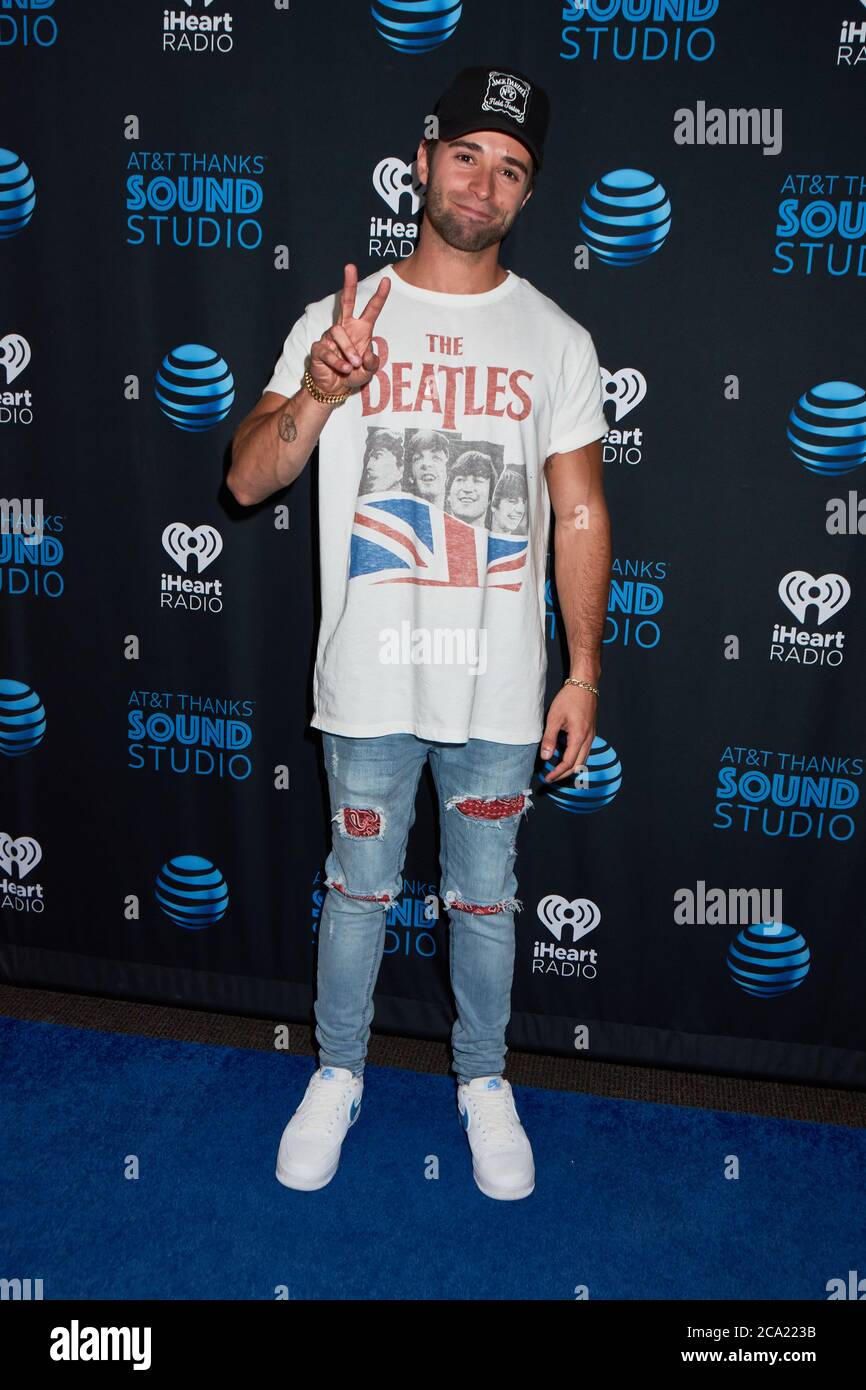 BALA CYNWYD, PA, USA - MARCH 11, 2019: American Singer-Songwriter Jake Miller Visits Q102's Performance Theatre. Stock Photo