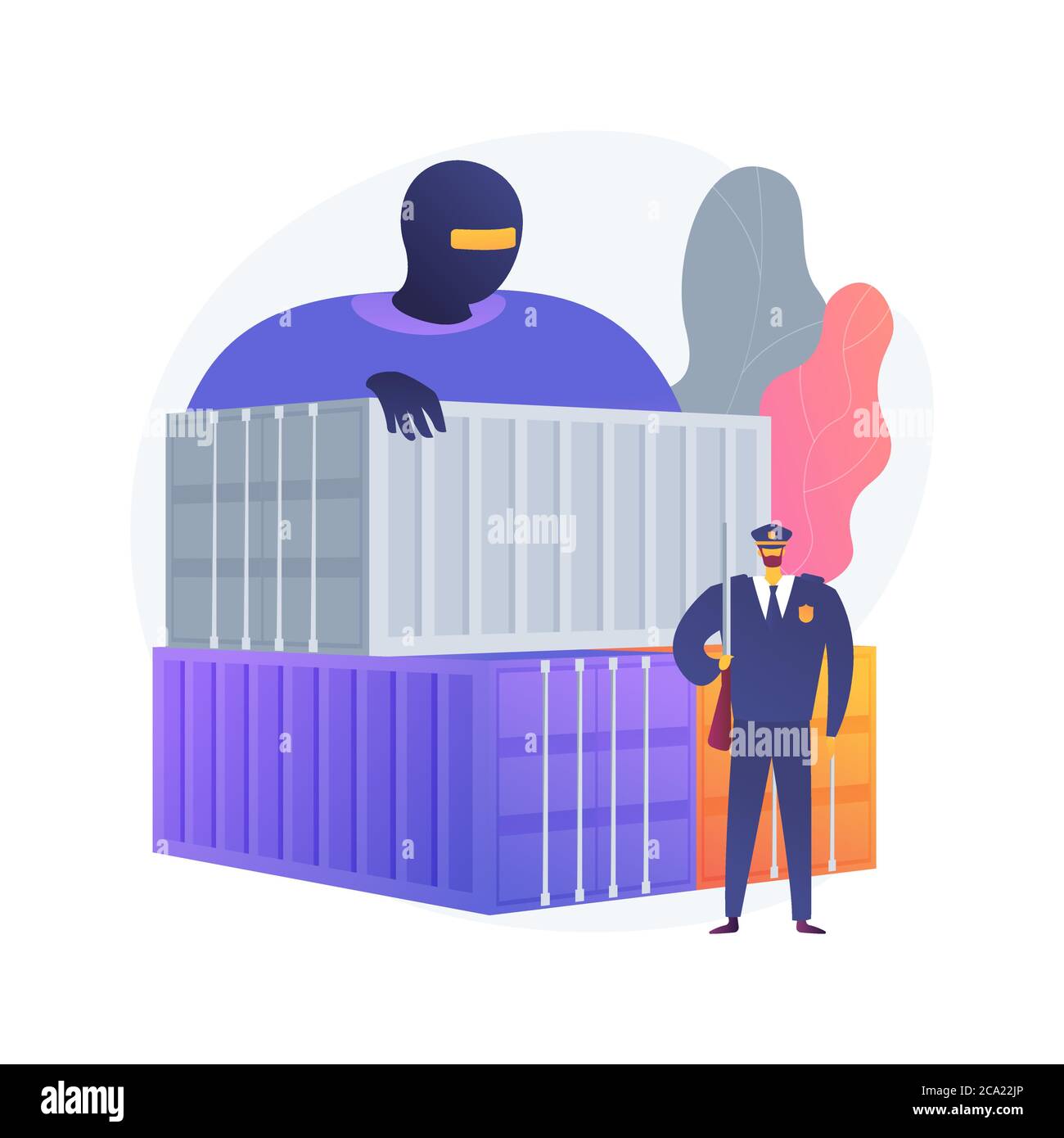Smuggling abstract concept vector illustration Stock Vector Image & Art ...