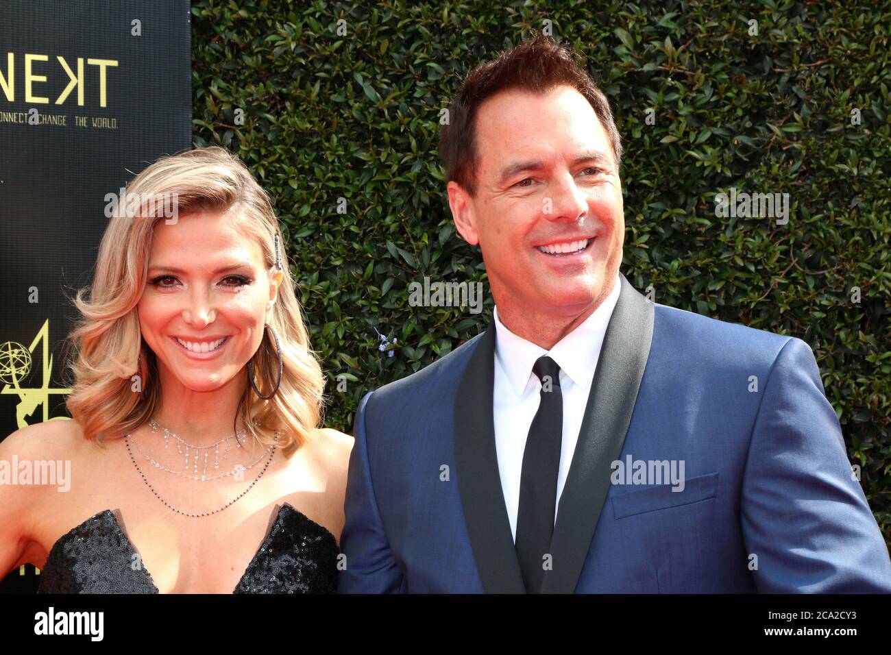 LOS ANGELES - APR 29: Debbie Matenopoulos, Mark Steines at the 45th