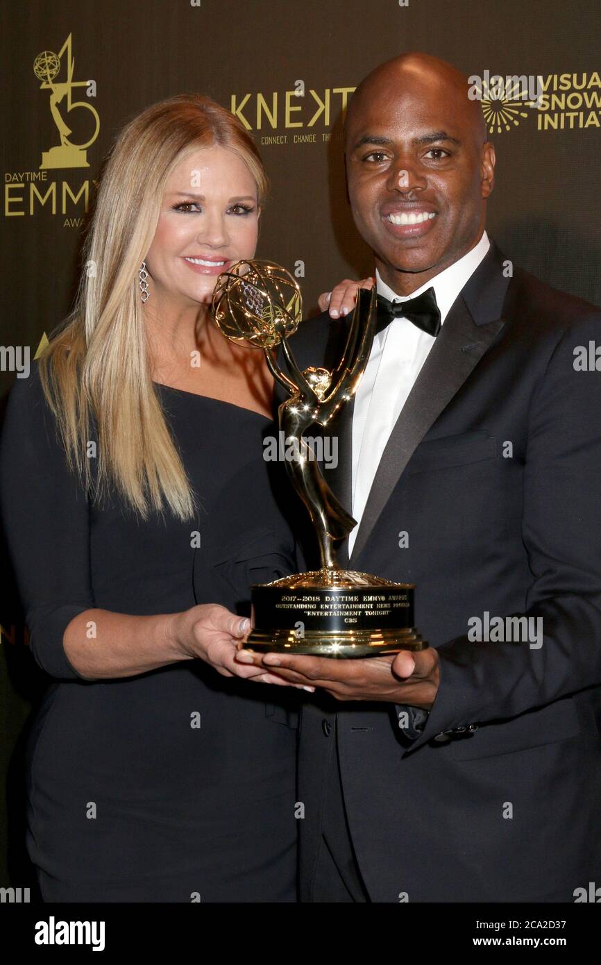 LOS ANGELES - APR 29: Nancy ODell, Kevin Frazier at the 45th Daytime