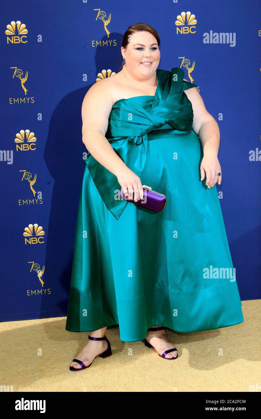 LOS ANGELES SEP 17 Chrissy Metz at the 2018 Emmy Awards Arrivals at