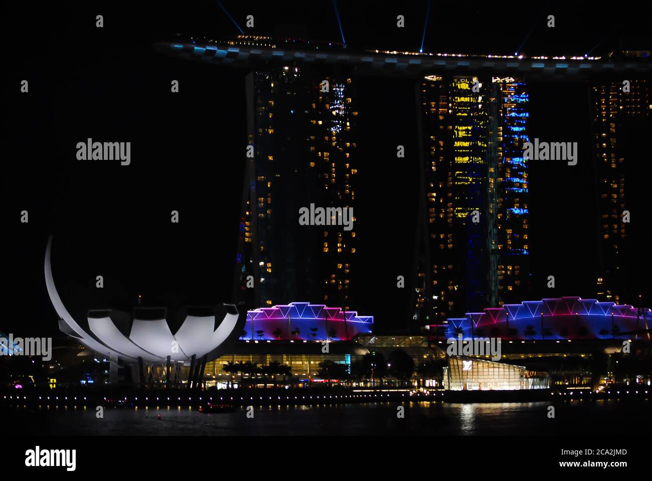 The Marina Bay Sands and Art Science Museum Stock Photo - Alamy