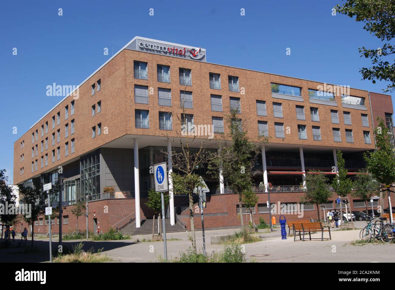 centrovital-Hotel in der Wasserstadt Spandau, Frieda-Arnheim-Promenade, Brauereihof Stock Photo