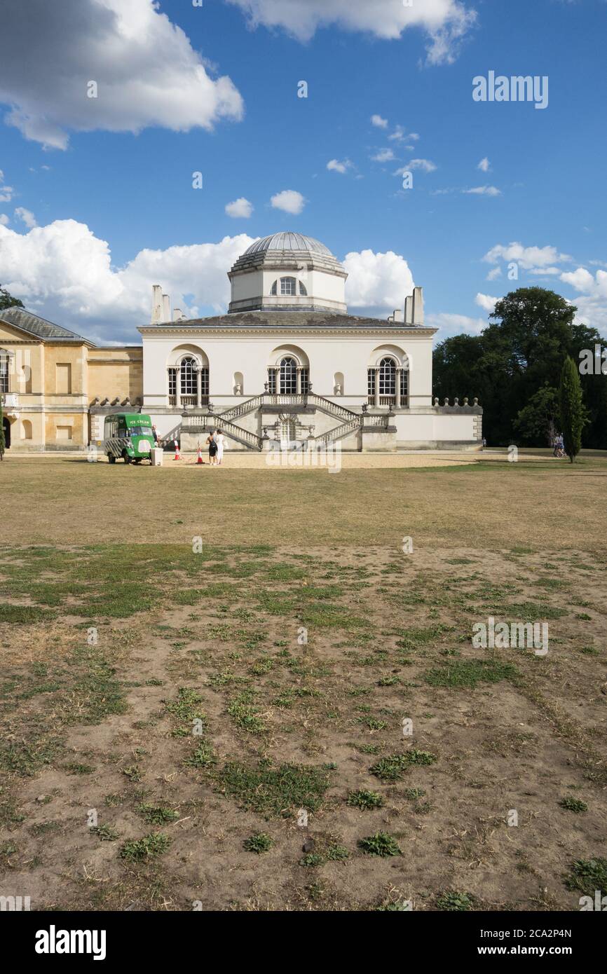 Chiswick House an early 18thC Palladian villa in Chiswick, London, England, UK Stock Photo