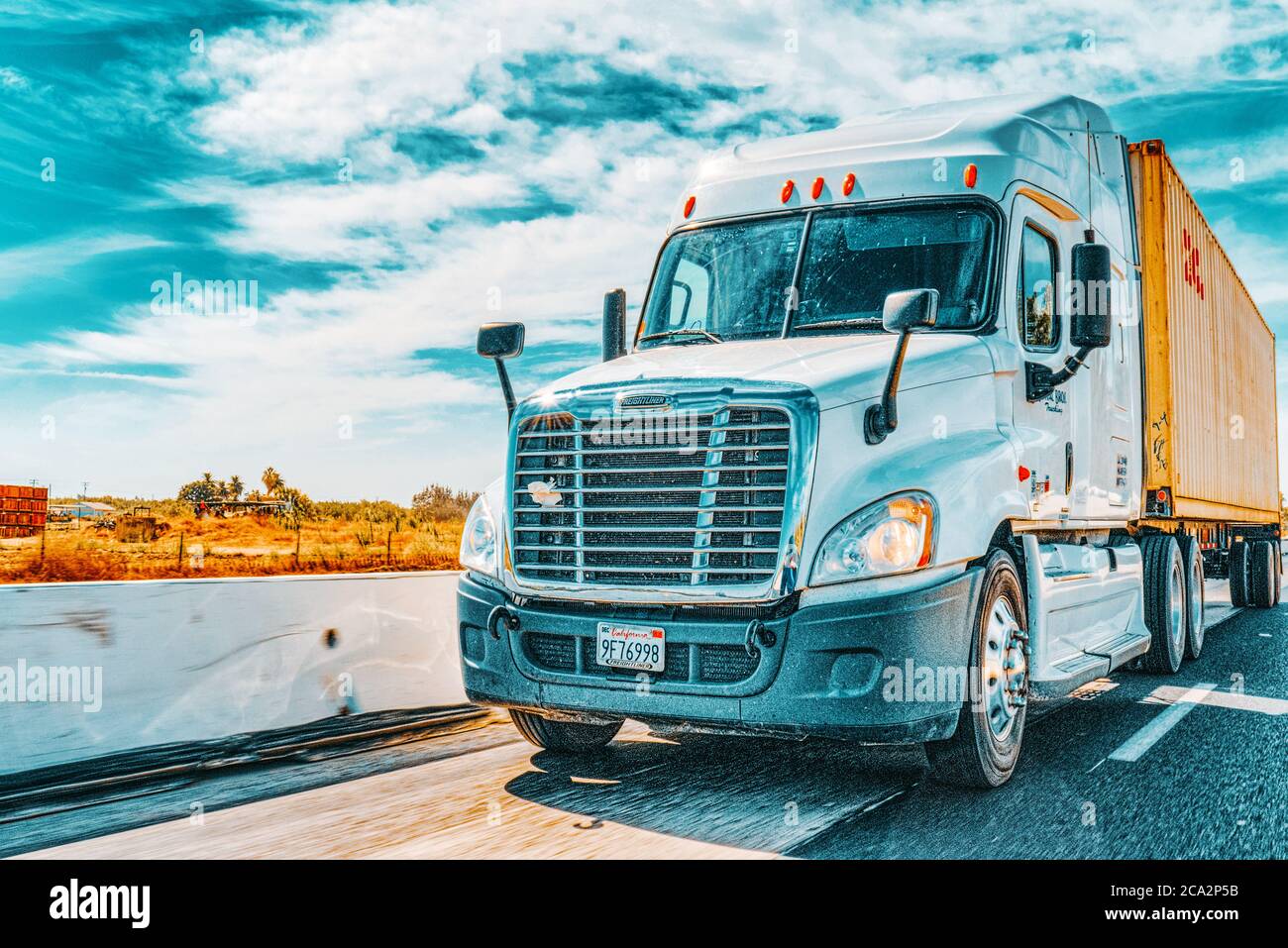 Truck driver cabin usa hi-res stock photography and images - Alamy