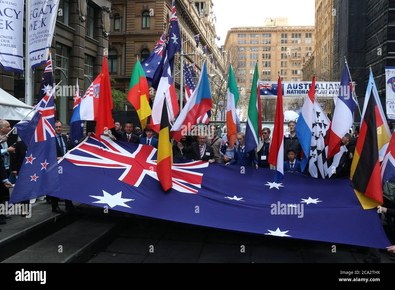 Australian national flag day Stock Photo - Alamy