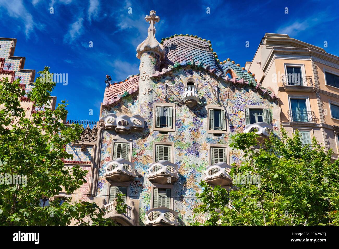 Casa Batlló by Antoni Gaudí architect 19041906. Passeig de Gracia