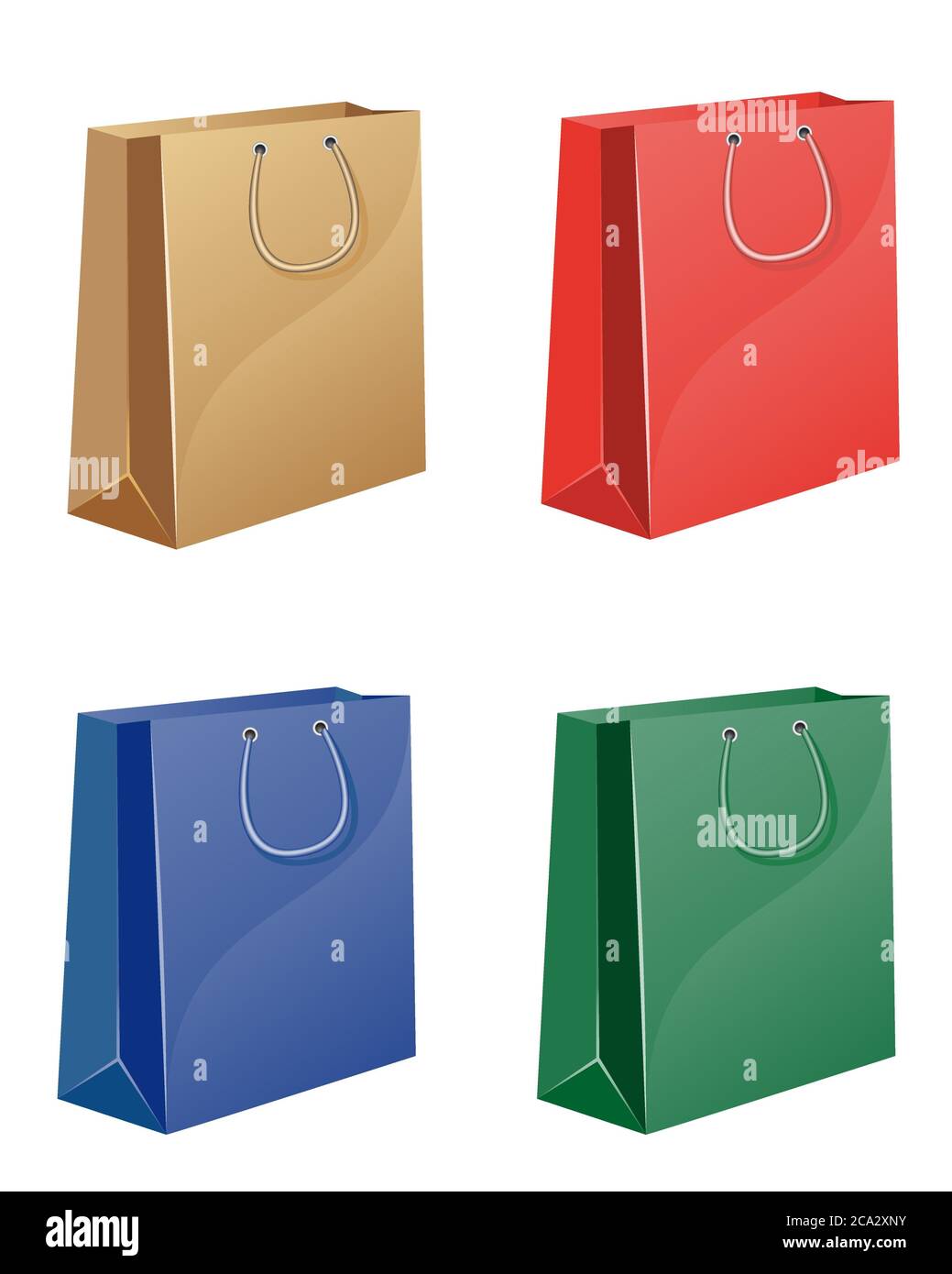 Composition with colorful paper shopping bags Stock Photo - Alamy