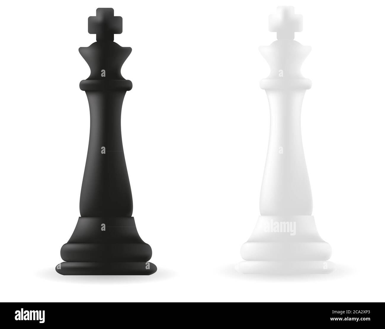 A Set Of Chess Figures With Mirror Images And Names, Vector Illustration.  Royalty Free SVG, Cliparts, Vectors, and Stock Illustration. Image 45287867.