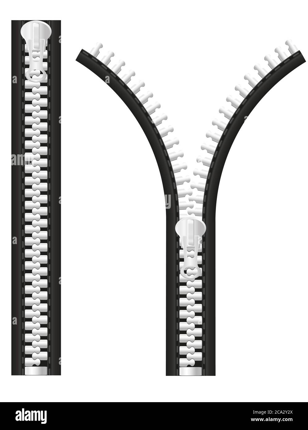 Cloth Zip Clipart Black And White