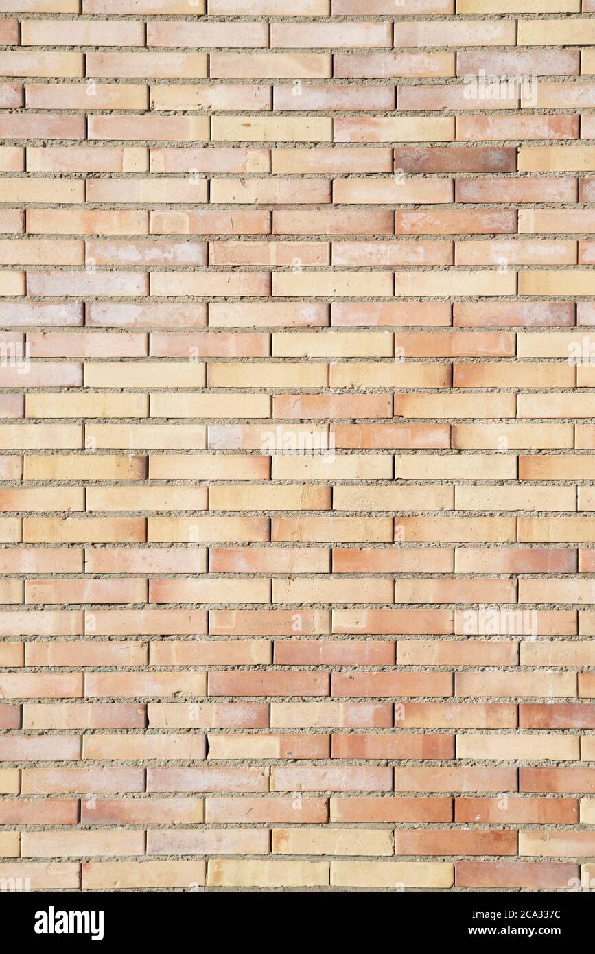 Front view of an brick wall in Spain Stock Photo Alamy