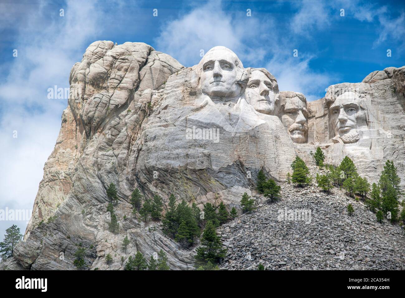 Famous Landmark and Sculpture Mount Rushmore National Monument, near
