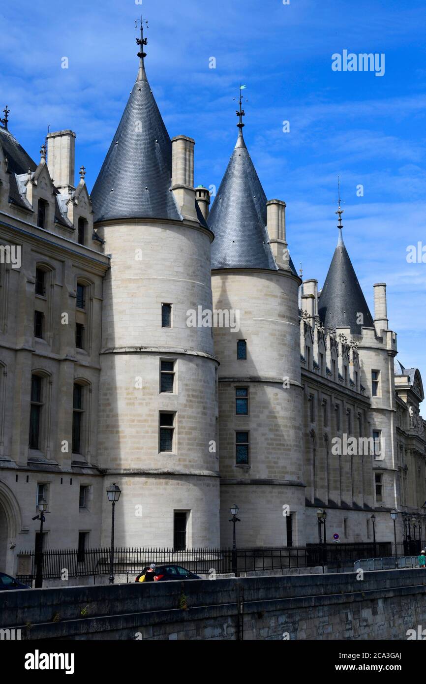 Palais de Justice ,Paris,France. Stock Photo