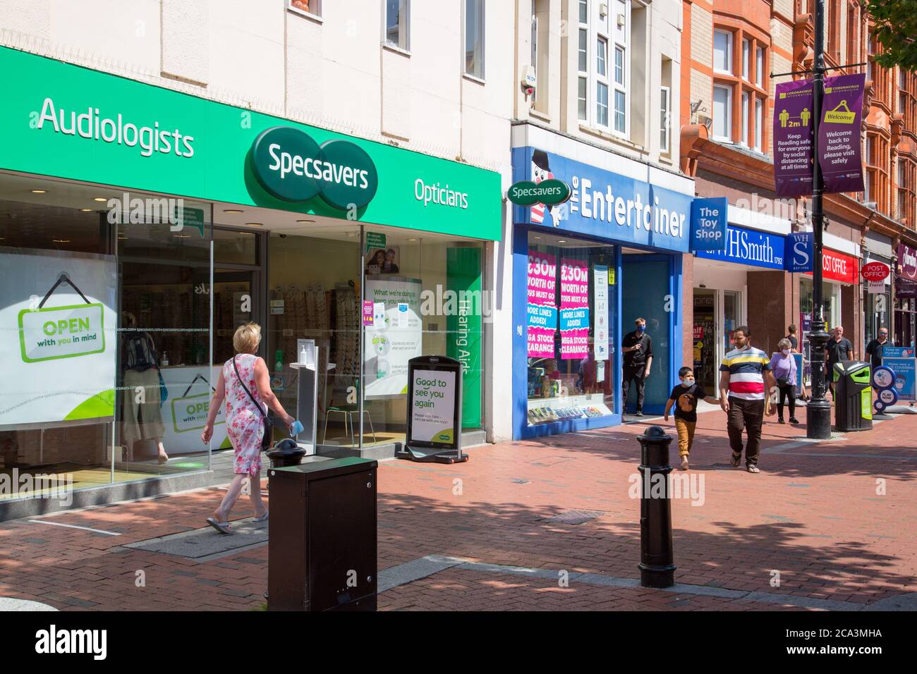 Broad Street, Reading, Berkshire Stock Photo Alamy