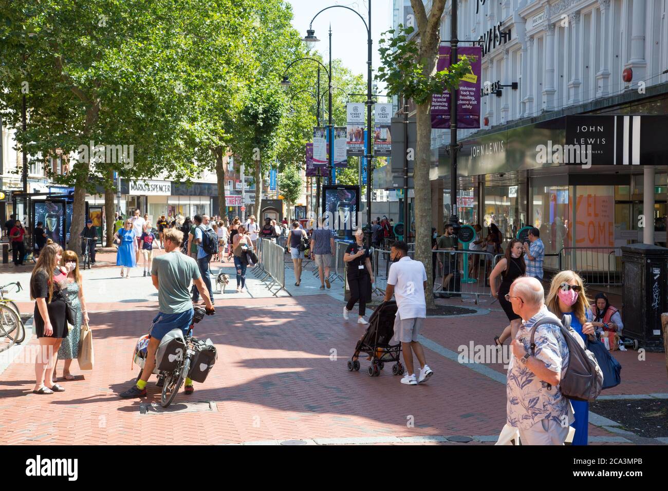 Broad Street, Reading, Berkshire Stock Photo