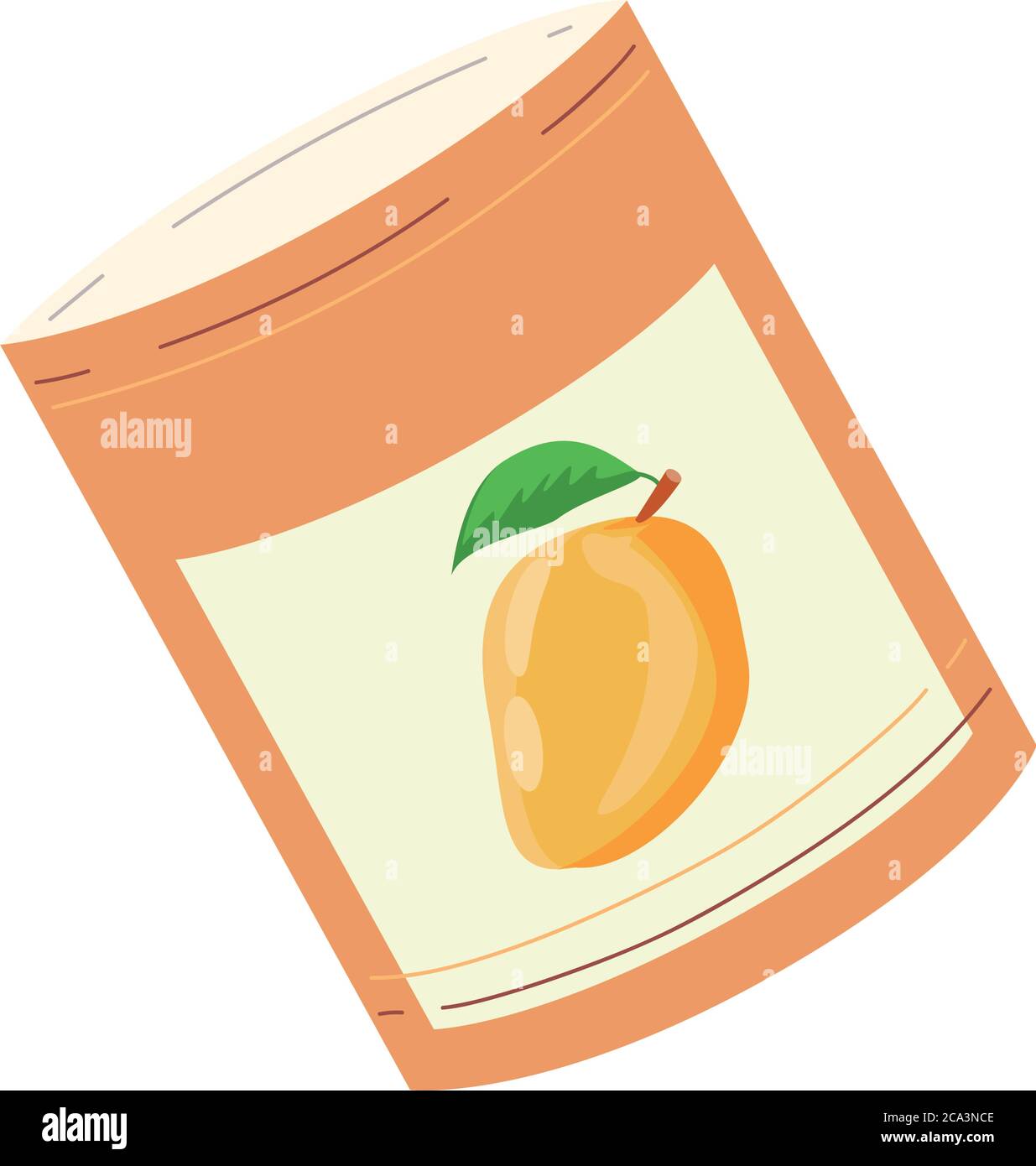 canned food cartoon on white background vector illustration design