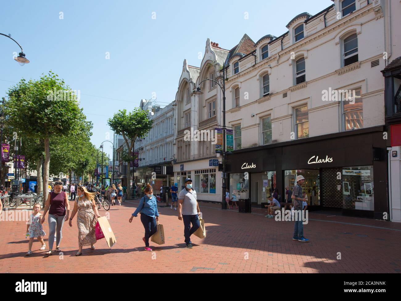 Broad Street, Reading, Berkshire Stock Photo - Alamy