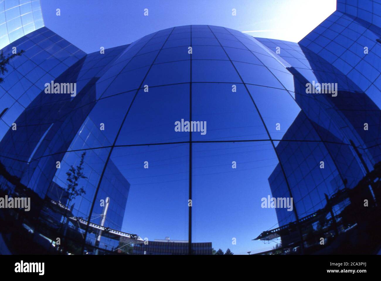 Buerohaus mit Glasfassade,Karlsruhe Stock Photo