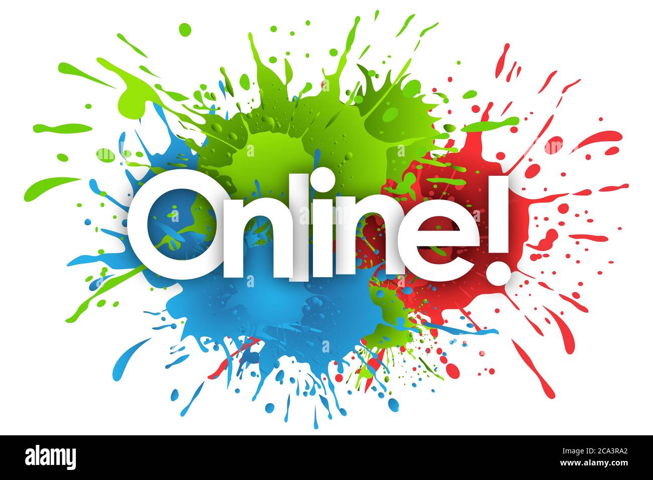 Online splash Cut Out Stock Images Pictures Alamy