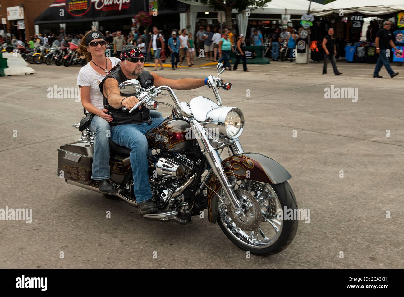 Man riding a chopper hi-res stock photography and images - Alamy