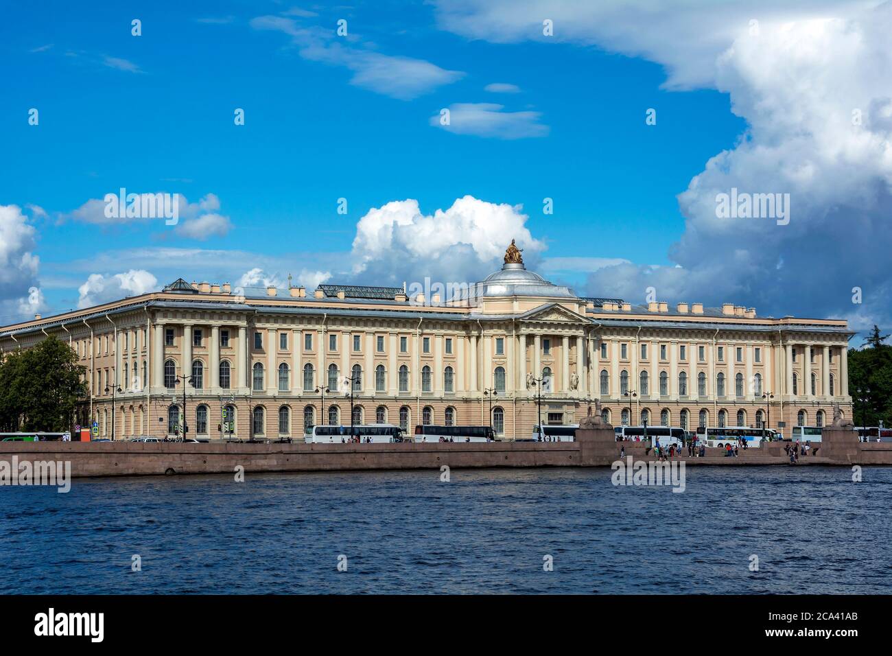 Saint Petersburg, the historical building of the Academy of arts on the