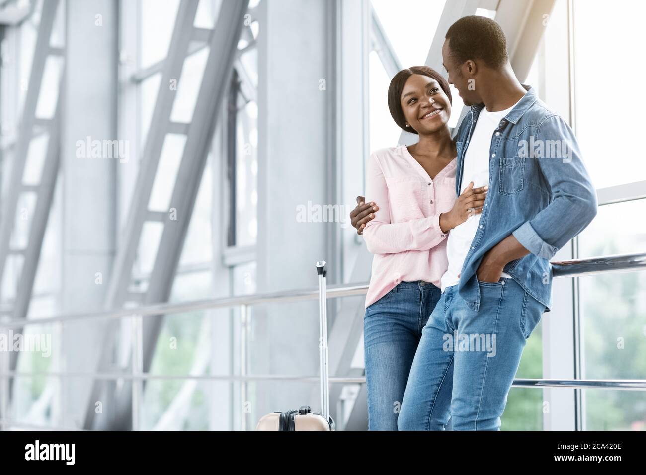 Black couple in love hi-res stock photography and images - Alamy