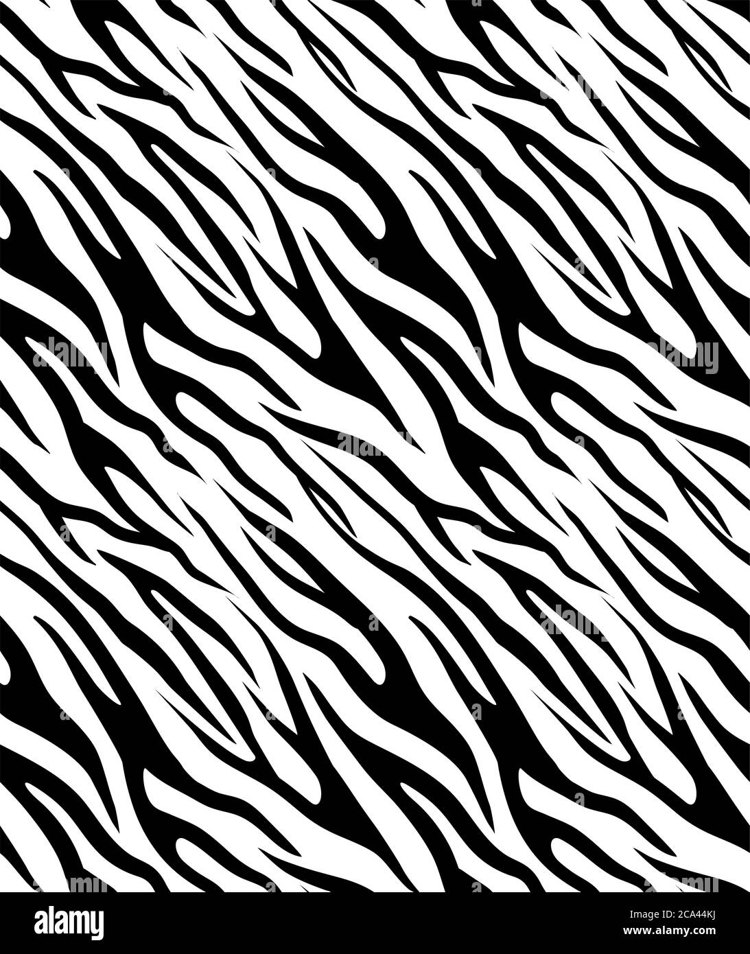 Seamless texture of zebra skin. Vector background for your creativity ...