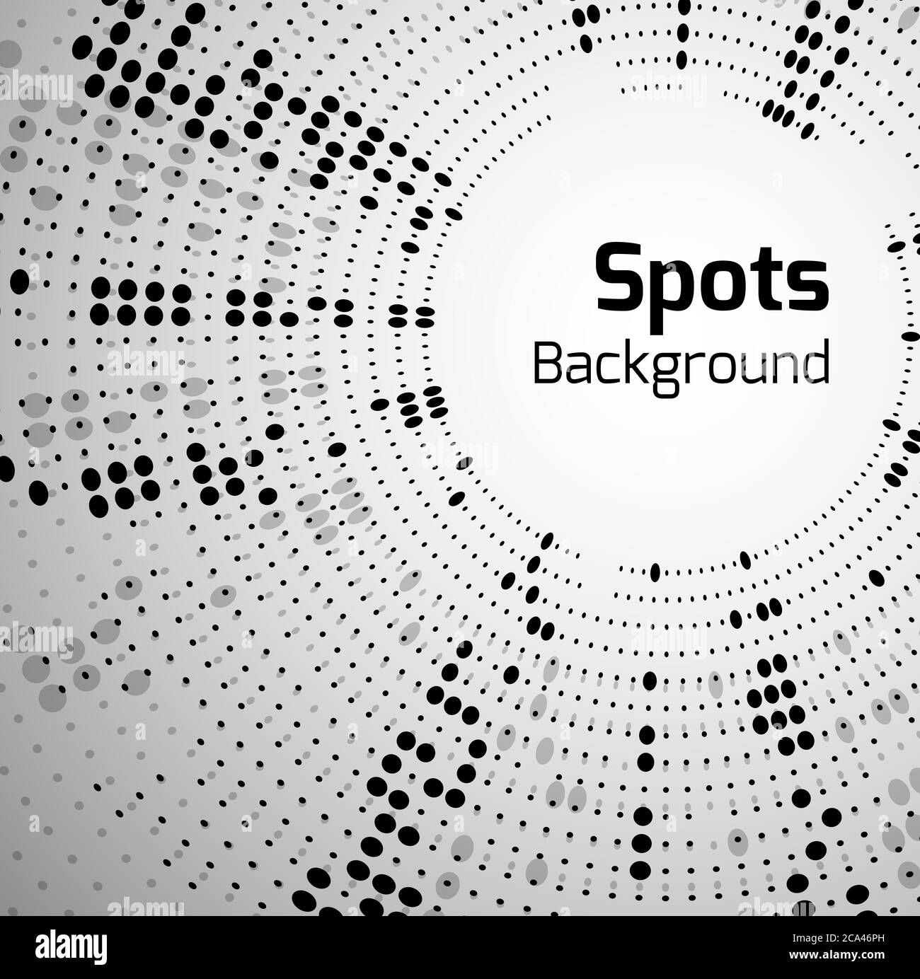 Vector background with halftone pattern and place for text. Element for brochures, cards,  web elements and  your design Stock Vector