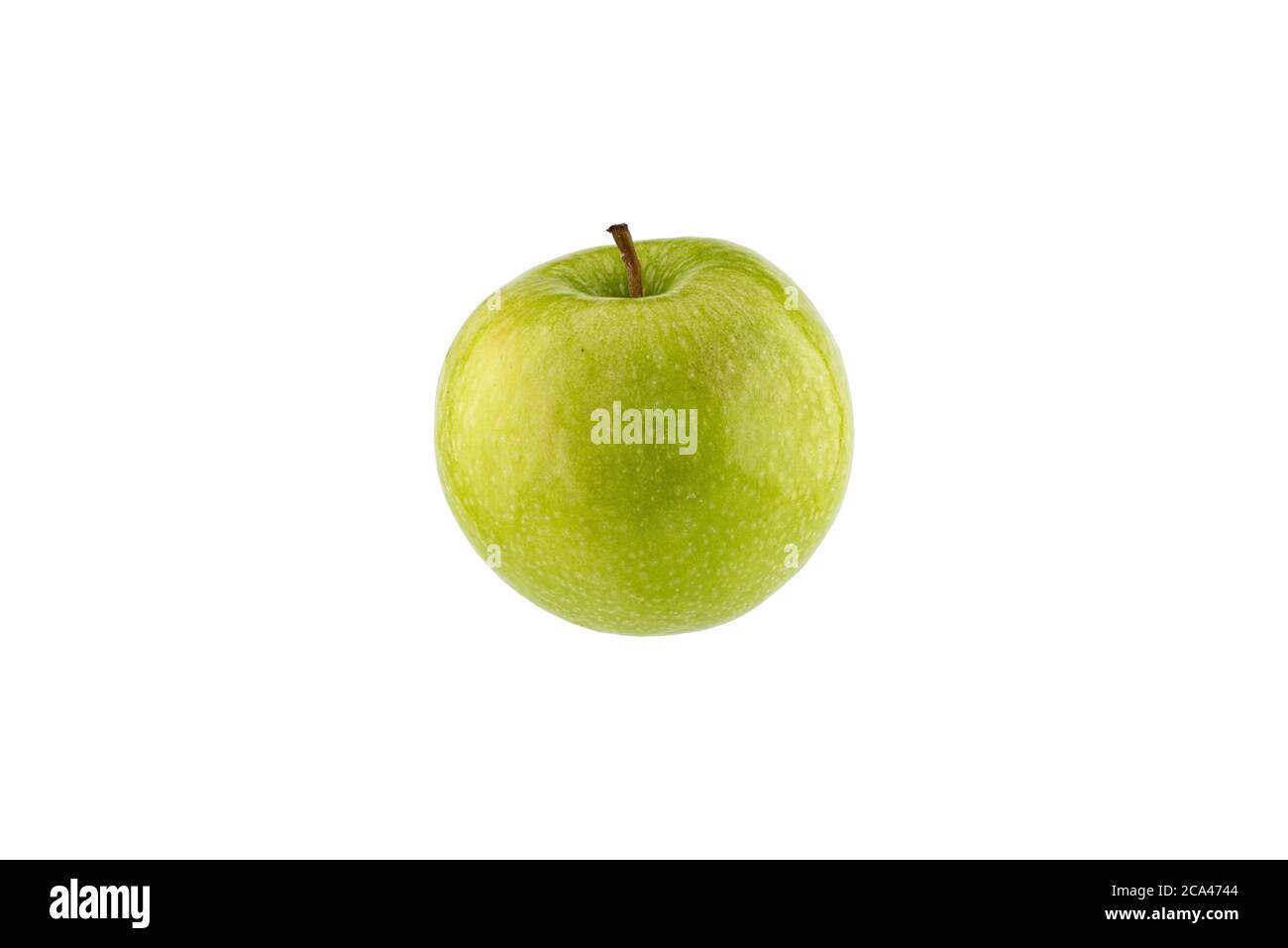 Green apple isolated on white background Stock Photo - Alamy